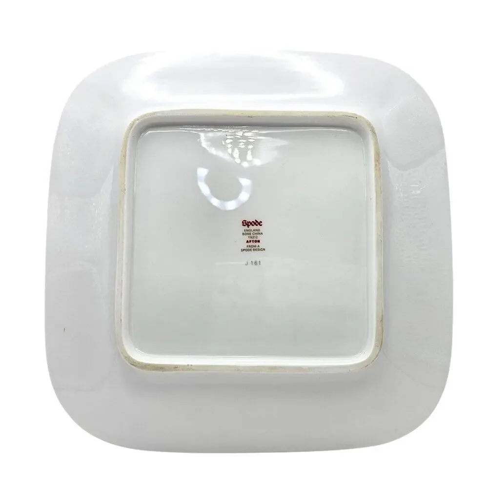 Vintage Spode Afton Square Salad Plate 9